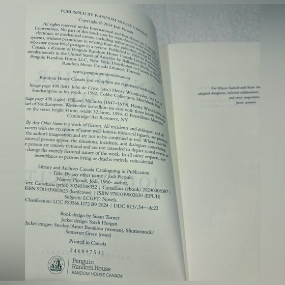 Hardcover edition By Any Other Name by Jodi Picoult - Picture 6 of 10